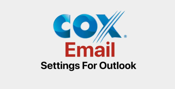 cox business email outlook settings